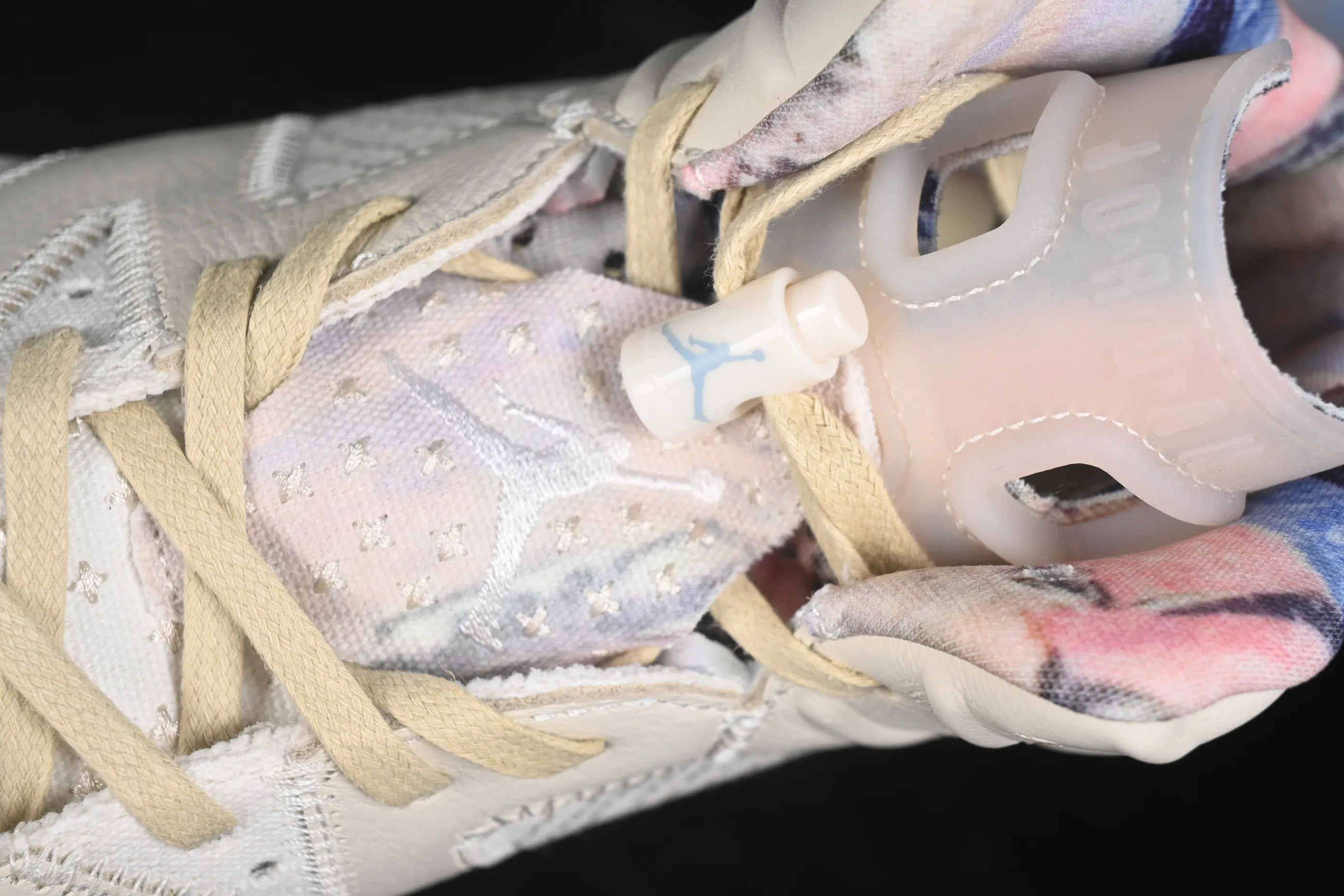 All categories Air Jordan Jordan series basketball shoes Air Jordan 6 Atmos x Air Jordan 6 Retro "Sashiko" AJ6 Joe 6 milk white blue Sashiko embroidery IR7255-110